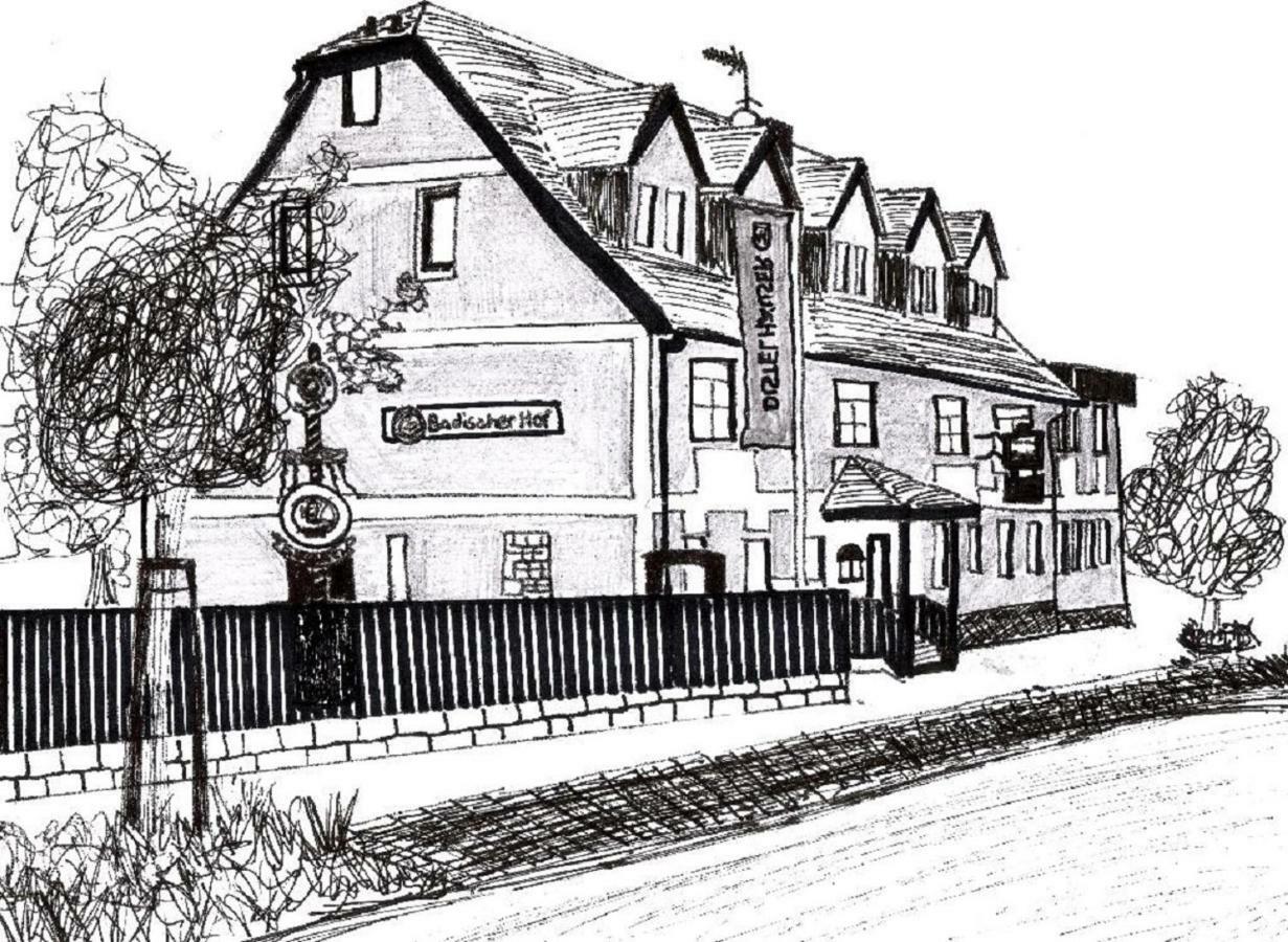 Landgasthaus Badischer Hof Grossrinderfeld Exteriér fotografie